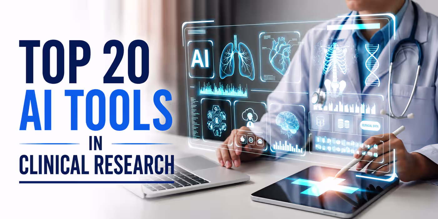 Top 20 AI Tools in Clinical Research: Transforming Healthcare KPO in 2026